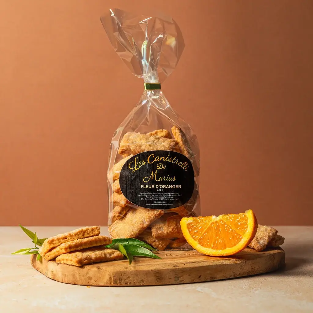 CANISTRELLI À LA FLEUR D’ORANGER